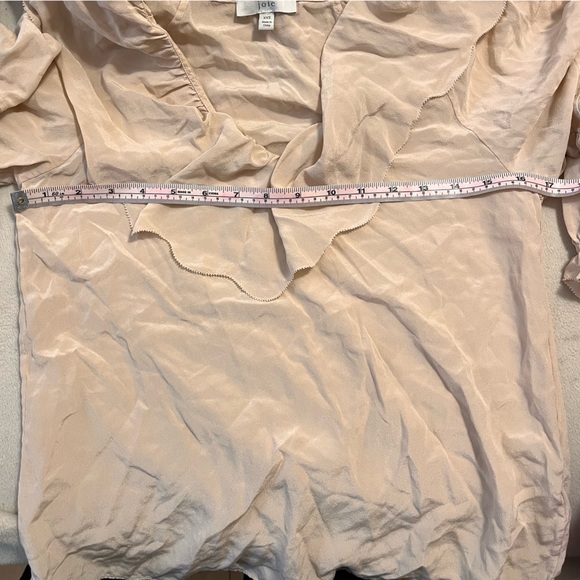 Joie 100% Silk Ruffle Blouse – Romantic Feminine Chic xxs - Picture 7 of 7